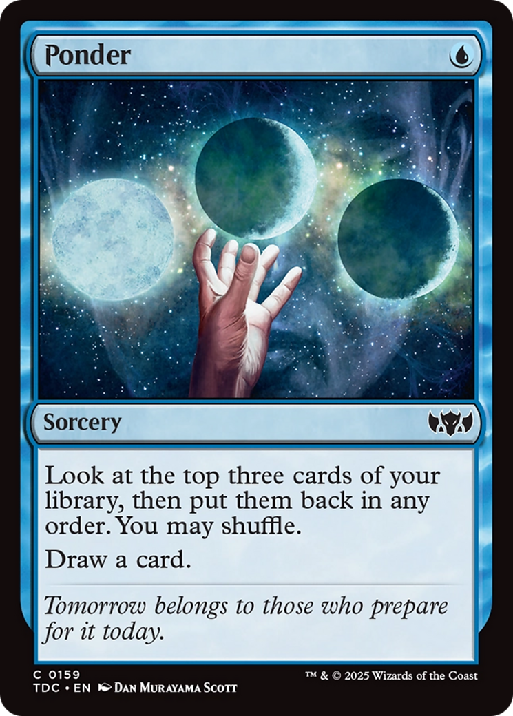 Ponder [Tarkir: Dragonstorm Commander] | Good Games North