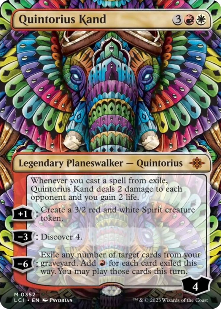 Quintorius Kand (0352) (Borderless) [The Lost Caverns of Ixalan] | Good Games North