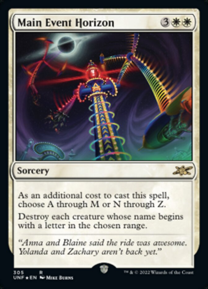 Main Event Horizon (Galaxy Foil) [Unfinity] | Good Games North