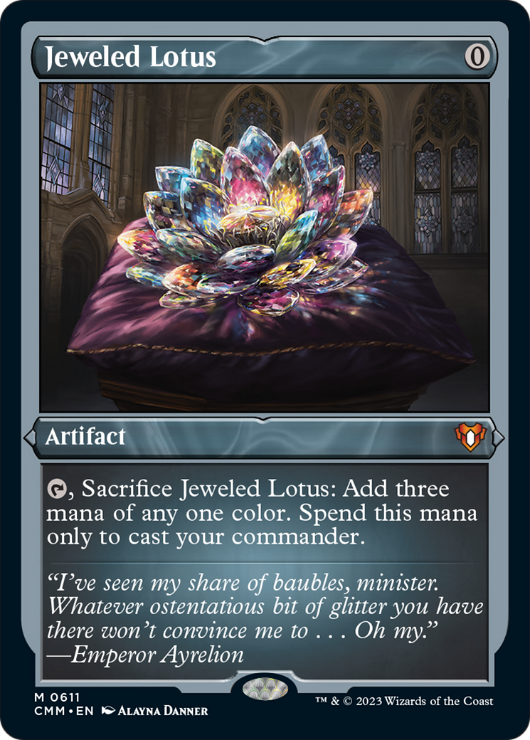 Jeweled Lotus (Foil Etched) [Commander Masters] | Good Games North