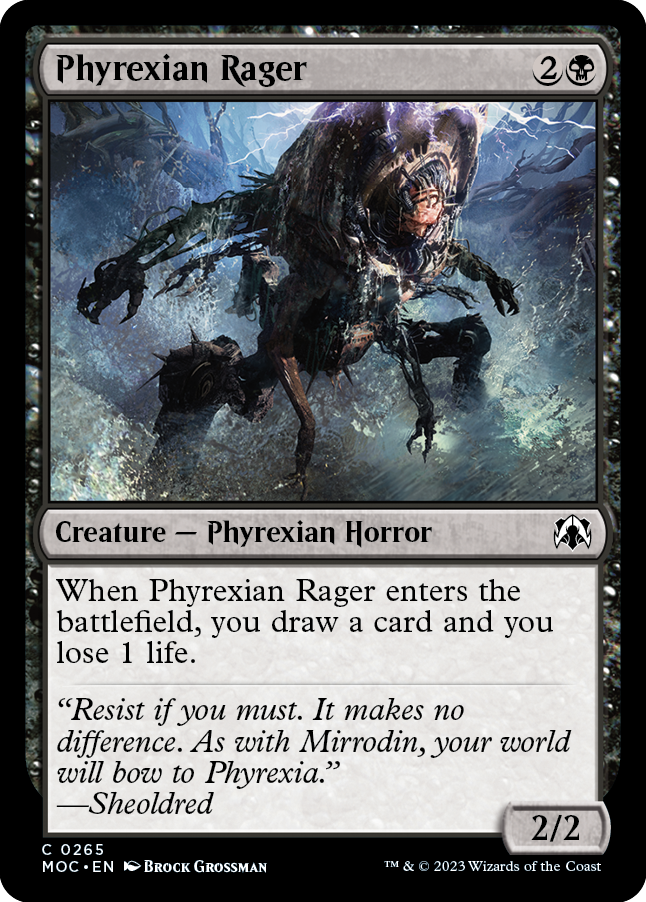 Phyrexian Rager [March of the Machine Commander] | Good Games North