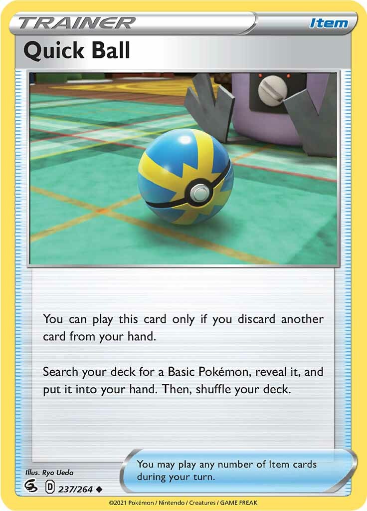 Quick Ball (237/264) [Sword & Shield: Fusion Strike] | Good Games North