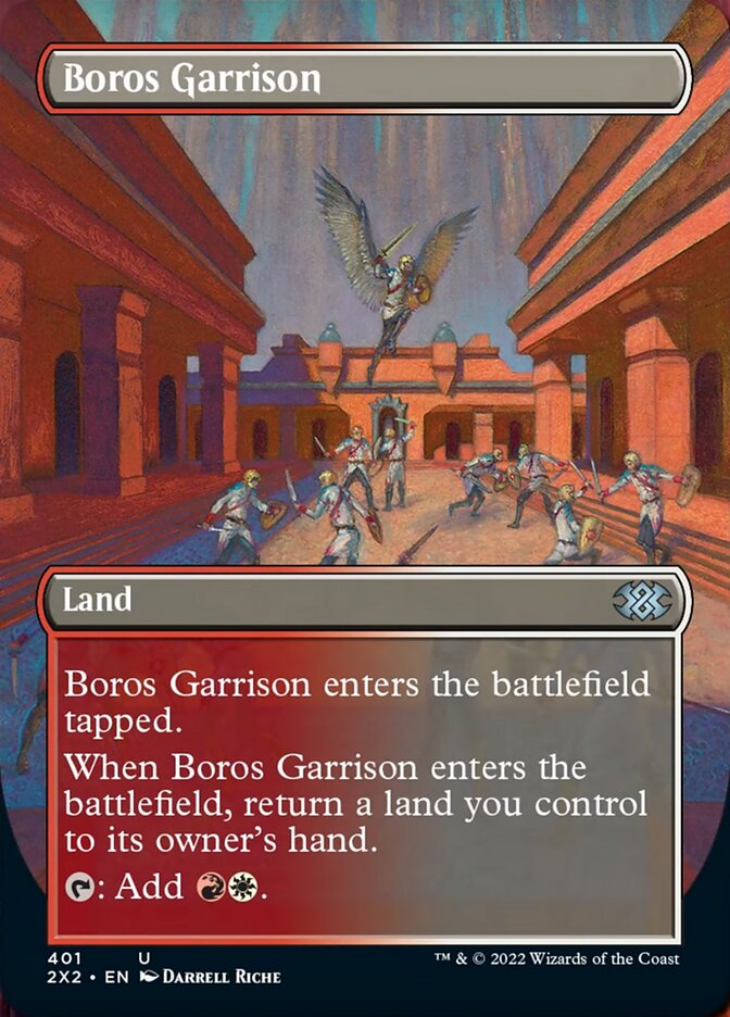 Boros Garrison (Borderless Alternate Art) [Double Masters 2022] | Good Games North