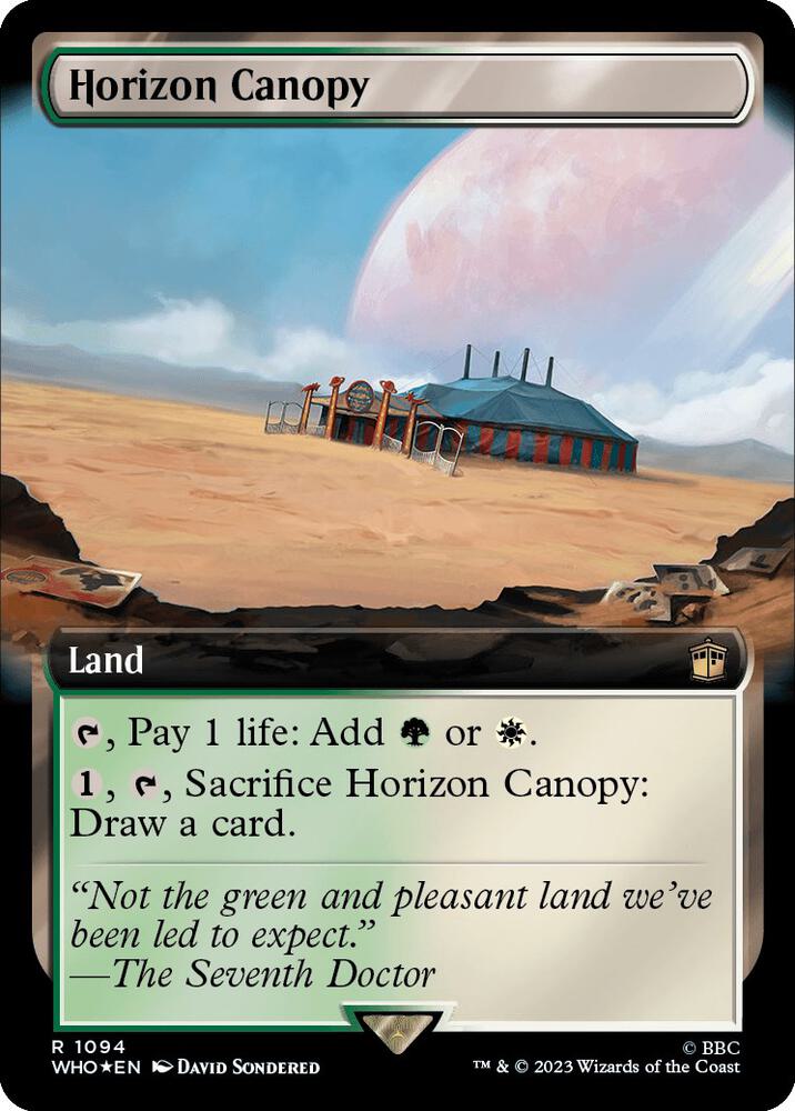 Horizon Canopy Extended Art Surge Foil (Universes Beyond: Doctor Who)  - Foil | Good Games North