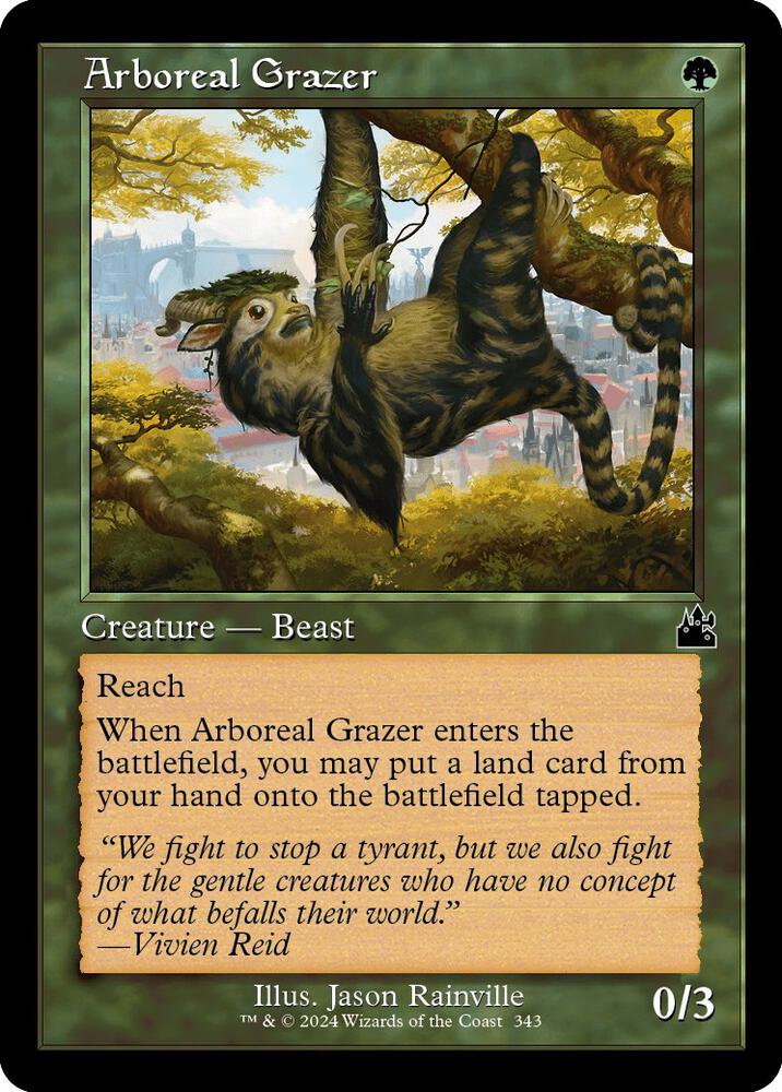 Arboreal Grazer Retro Frame (Ravnica Remastered)  | Good Games North