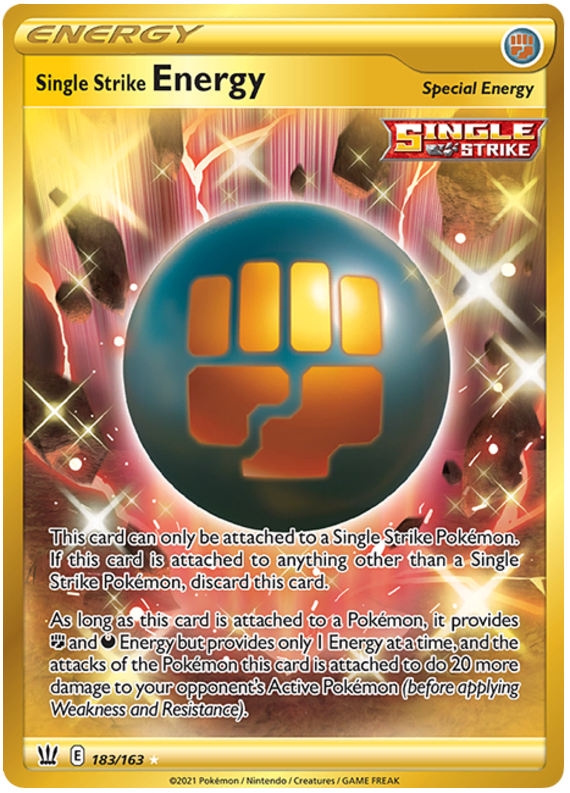 Single Strike Energy (183/163) [Sword & Shield: Battle Styles] | Good Games North