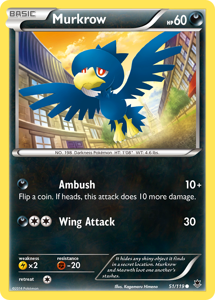 Murkrow (51/119) [XY: Phantom Forces] | Good Games North