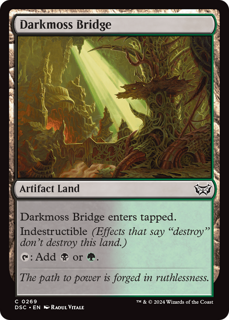 Darkmoss Bridge [Duskmourn: House of Horror Commander] | Good Games North