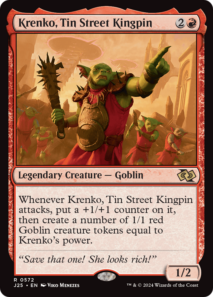 Krenko, Tin Street Kingpin [Foundations Jumpstart] | Good Games North