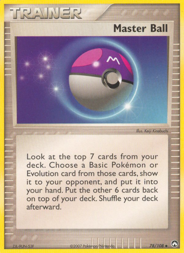 Master Ball (78/108) [EX: Power Keepers] | Good Games North