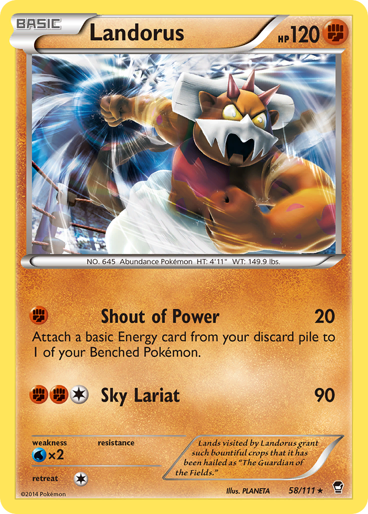 Landorus (58/111) [XY: Furious Fists] | Good Games North