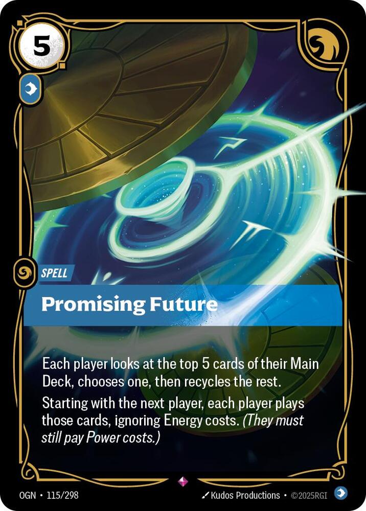 Promising Future (Origins)  - Foil | Good Games North