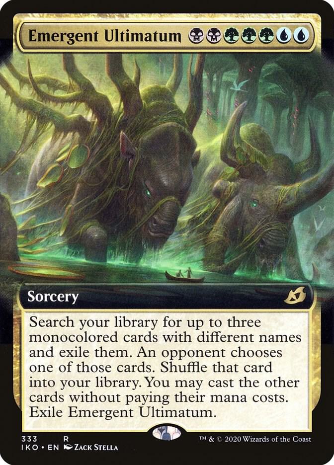Emergent Ultimatum Extended Art (Ikoria: Lair of Behemoths)  - Foil | Good Games North
