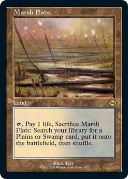 Marsh Flats Retro Frame Foil Etched (Modern Horizons 2)  - Foil | Good Games North