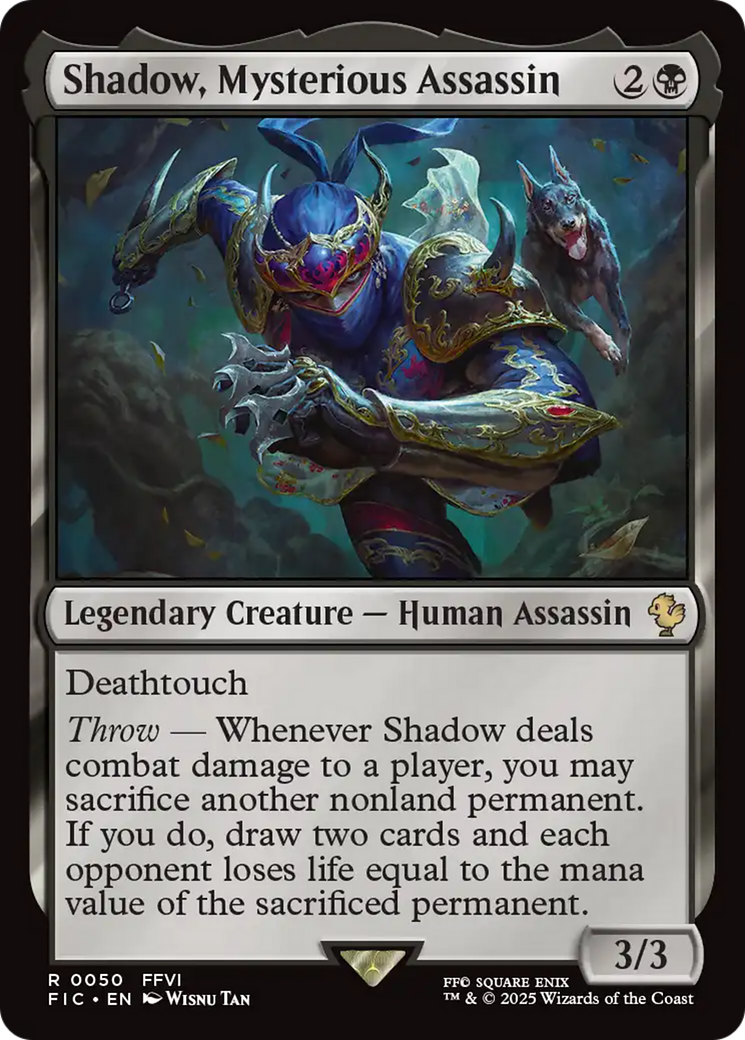 Shadow, Mysterious Assassin [FINAL FANTASY Commander] | Good Games North