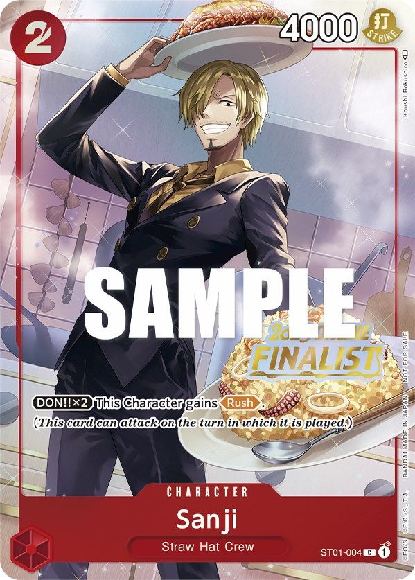 Sanji (Online Regional 2023) [Finalist] [One Piece Promotion Cards] | Good Games North