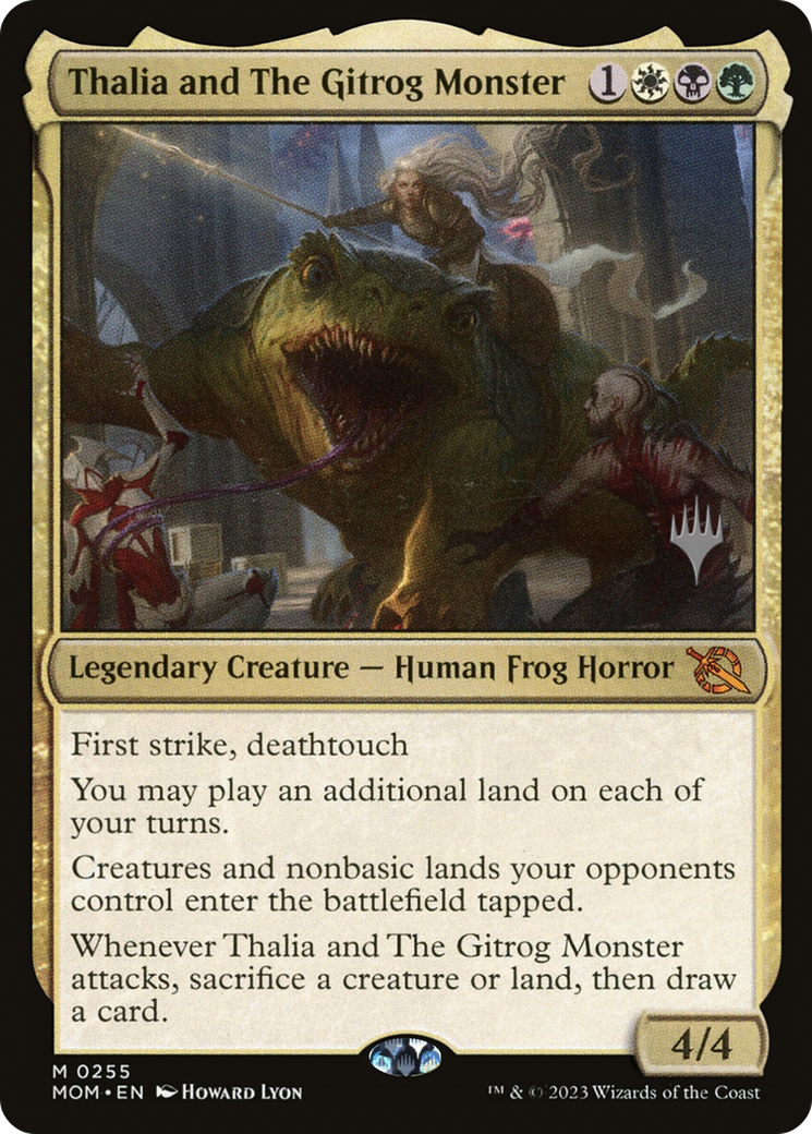 Thalia and The Gitrog Monster (Promo Pack) [March of the Machine Promos] | Good Games North
