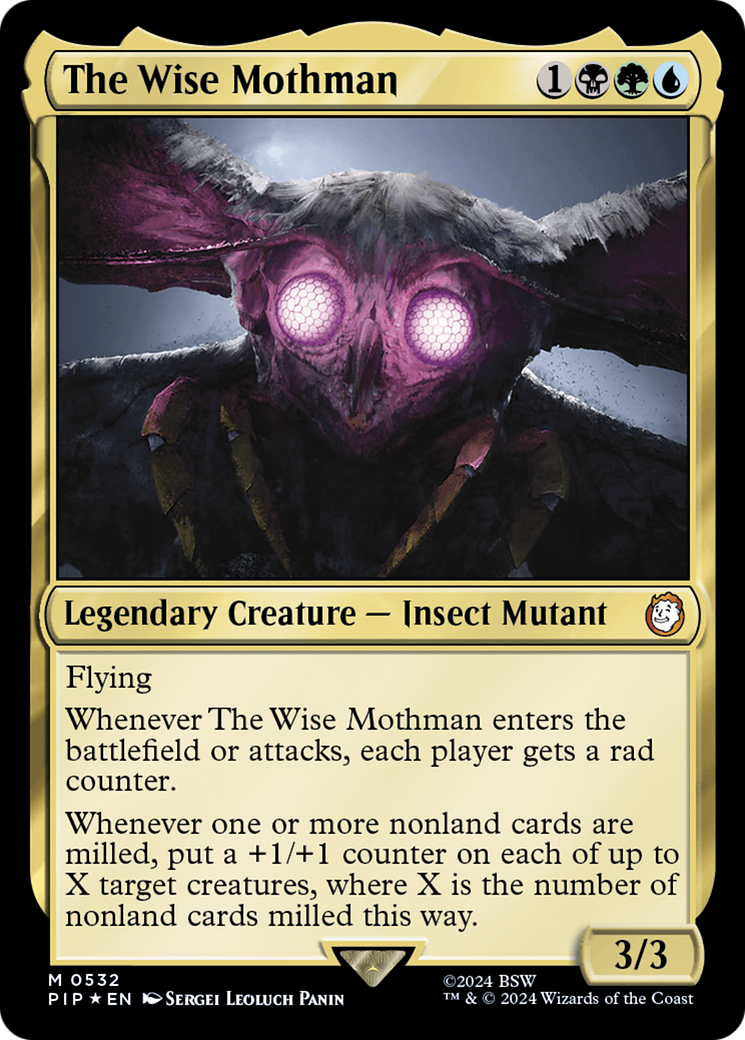The Wise Mothman (Surge Foil) [Fallout] | Good Games North