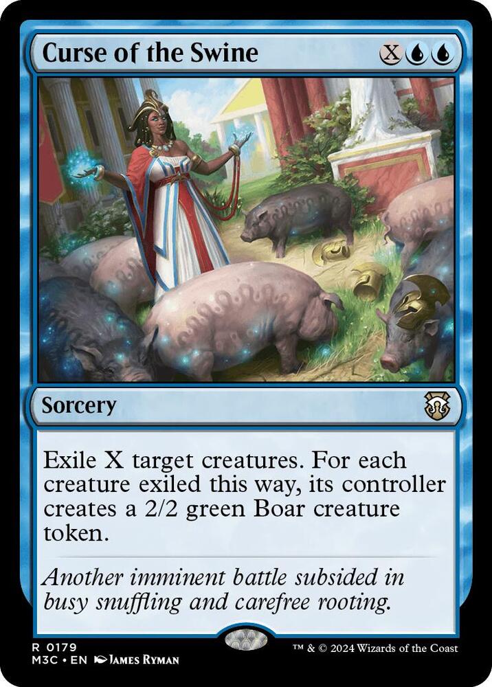Curse of the Swine 179/411 (Commander: Modern Horizons 3)  - Ripple Foil | Good Games North