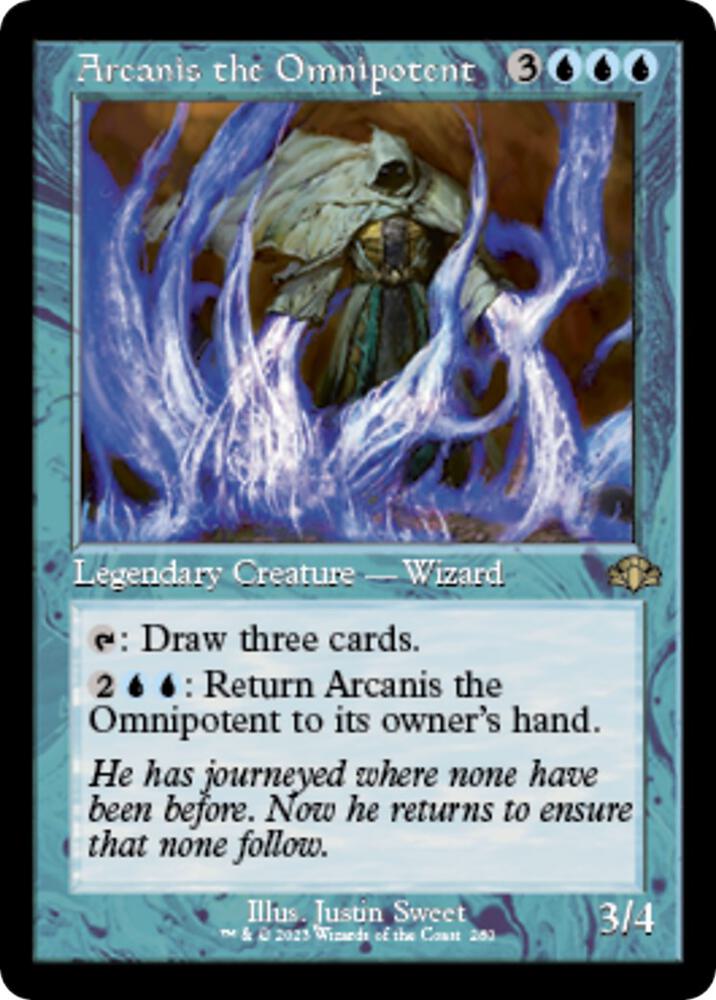 Arcanis the Omnipotent 280/261 (Dominaria Remastered)  - Retro Foil | Good Games North