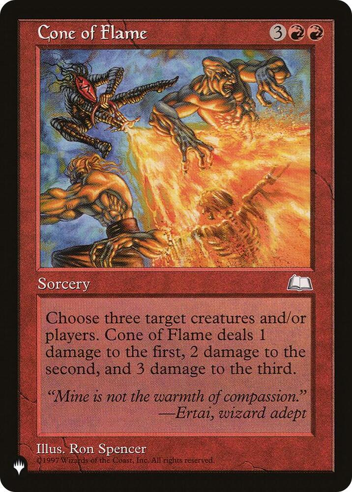 Cone of Flame (The List Reprints)  | Good Games North