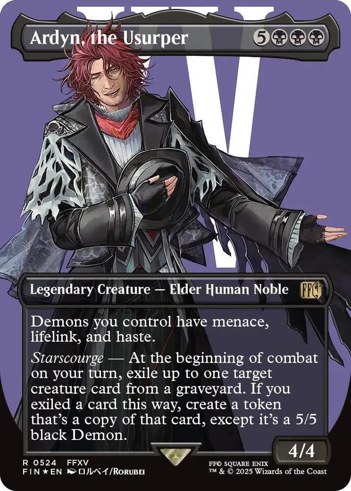 Ardyn the Usurper 0524 Borderless Surge Foil (FINAL FANTASY)  - Foil | Good Games North