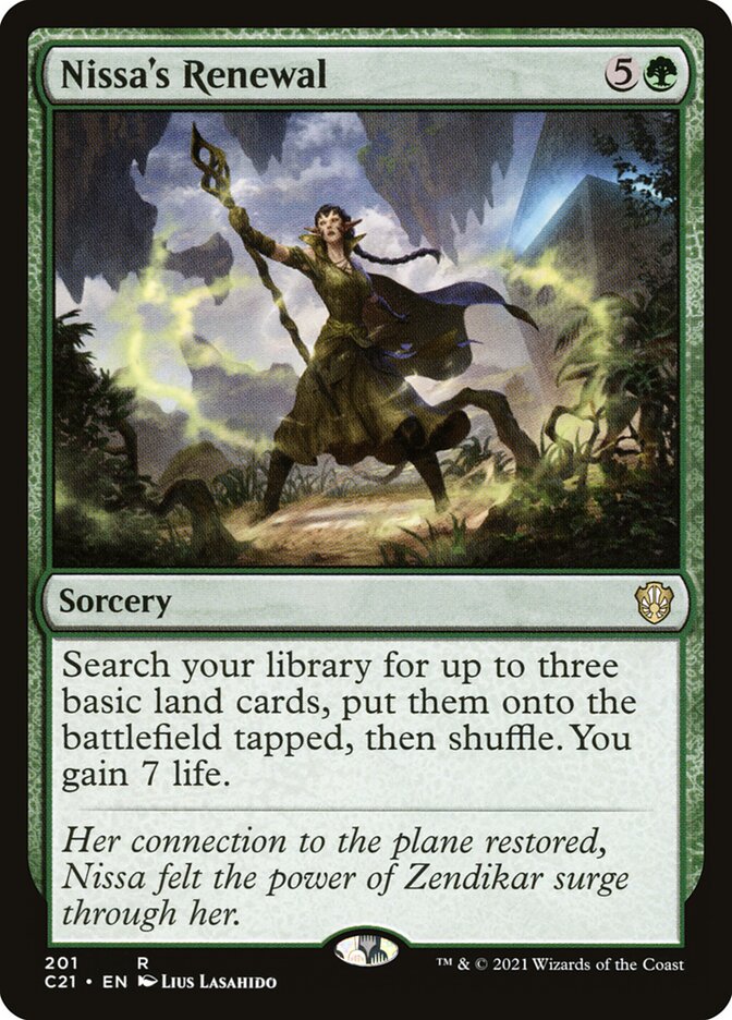 Nissa's Renewal (Commander 2021)  | Good Games North