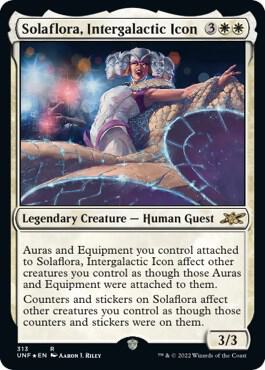 Solaflora Intergalactic Icon Galaxy Foil (Unfinity)  - undefined | Good Games North