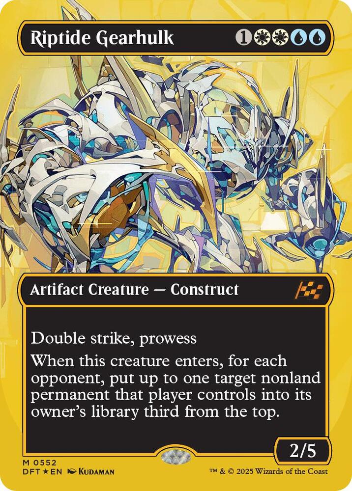 Riptide Gearhulk Borderless First Place Foil (Aetherdrift)  - Foil | Good Games North