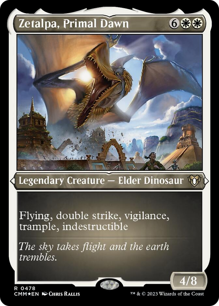 Zetalpa, Primal Dawn (Foil Etched) [Commander Masters] | Good Games North