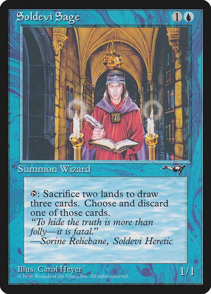 Soldevi Sage (Standing) [Alliances] | Good Games North
