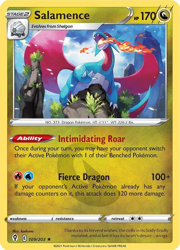 Salamence (109/203) [Sword & Shield: Evolving Skies] | Good Games North