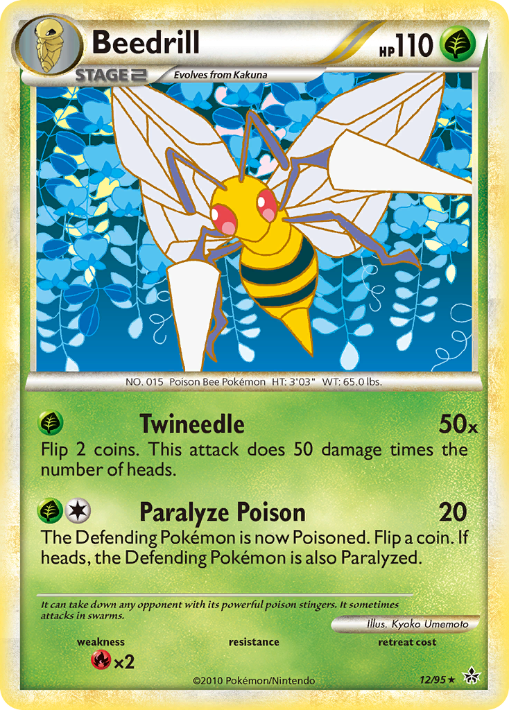 Beedrill (12/95) [HeartGold & SoulSilver: Unleashed] | Good Games North