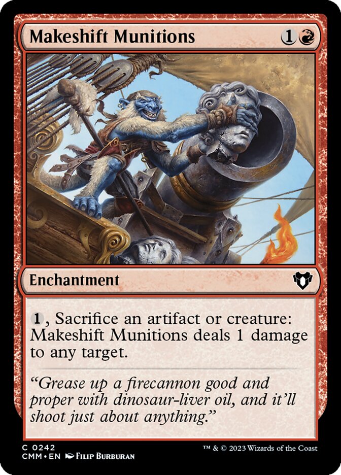 Makeshift Munitions 242/451 (Commander Masters)  | Good Games North
