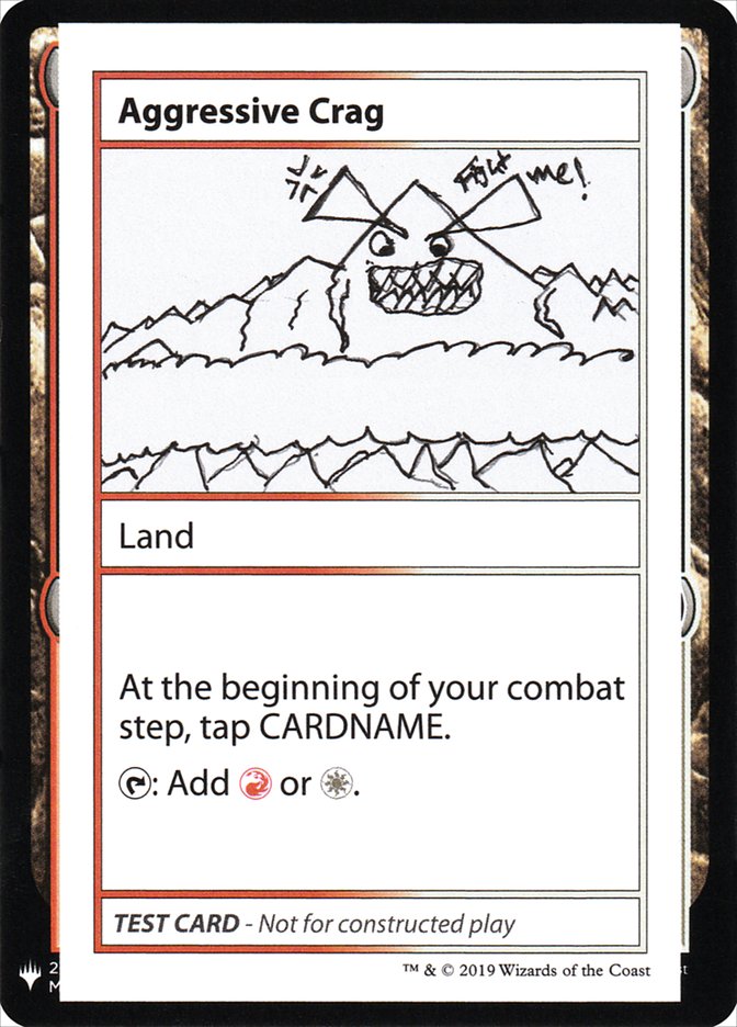 Aggressive Crag [Mystery Booster Playtest Cards] | Good Games North