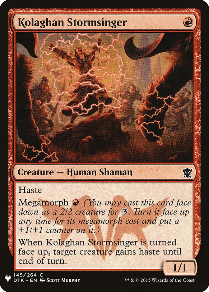 Kolaghan Stormsinger [Mystery Booster] | Good Games North