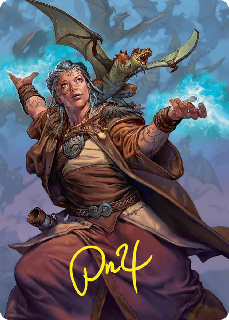 Drake Hatcher 2 Art Card (29/54) (Gold-Stamped Signature) [Foundations Art Series] | Good Games North