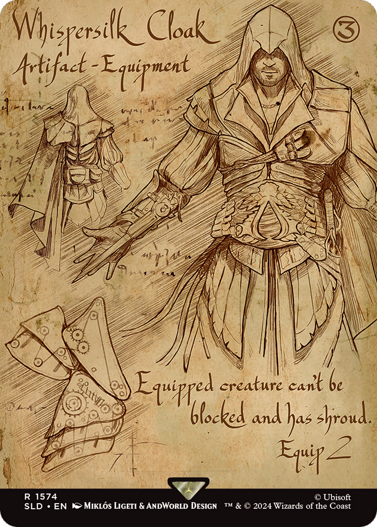 Whispersilk Cloak [Secret Lair Drop Series] | Good Games North