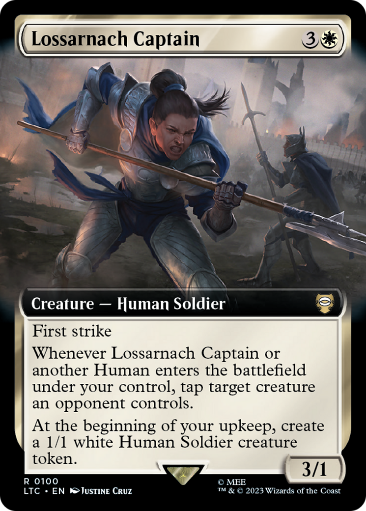 Lossarnach Captain (Extended Art) [The Lord of the Rings: Tales of Middle-Earth Commander] | Good Games North