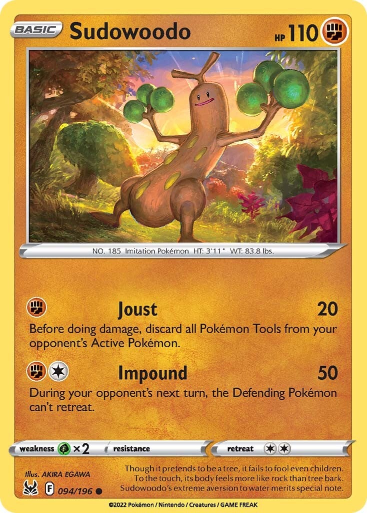 Sudowoodo (094/196) [Sword & Shield: Lost Origin] | Good Games North