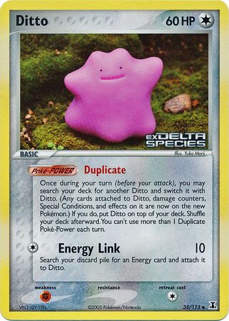 Ditto (35/113) (Stamped) [EX: Delta Species] | Good Games North