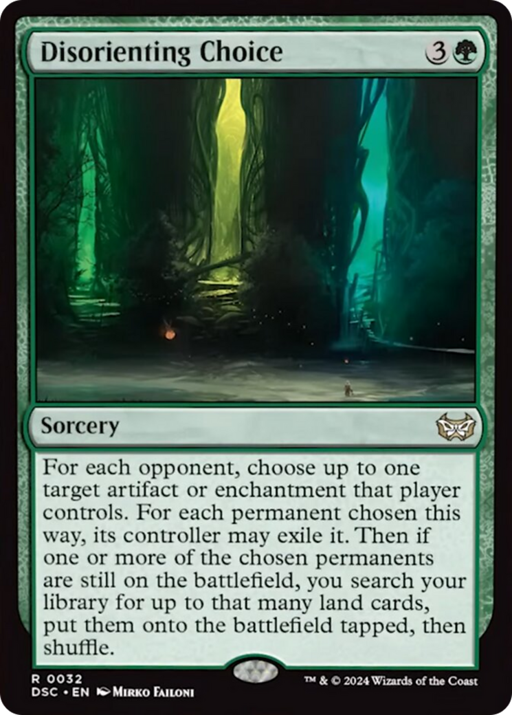 Disorienting Choice [Duskmourn: House of Horror Commander] | Good Games North