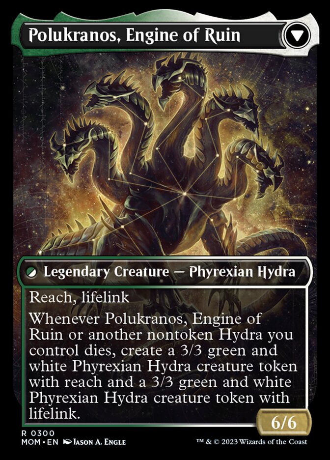 Polukranos Reborn // Polukranos, Engine of Ruin (Showcase Planar Booster Fun) [March of the Machine] | Good Games North
