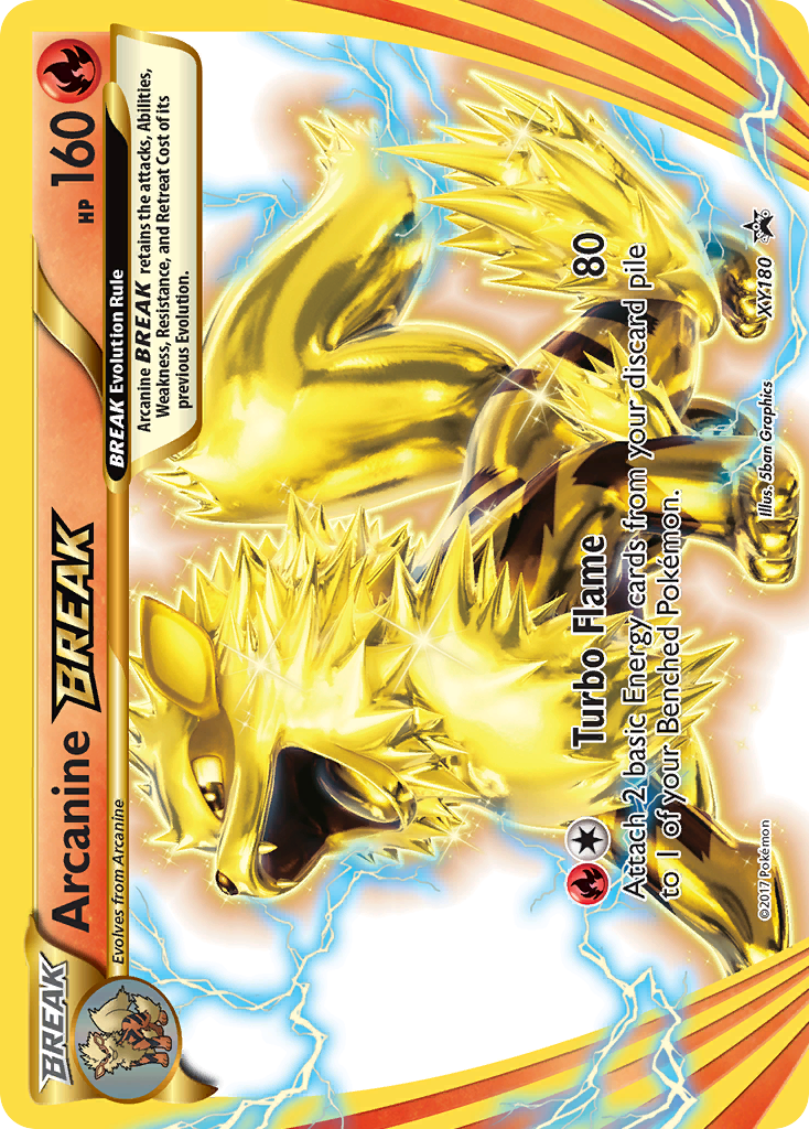 Arcanine BREAK (XY180) [XY: Black Star Promos] | Good Games North