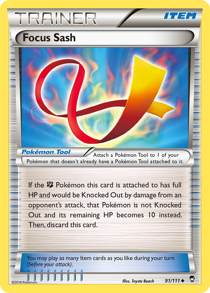 Focus Sash (91/111) [XY: Furious Fists] | Good Games North