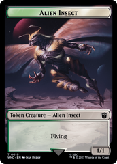 Human (0005) // Alien Insect Double-Sided Token [Doctor Who Tokens] | Good Games North