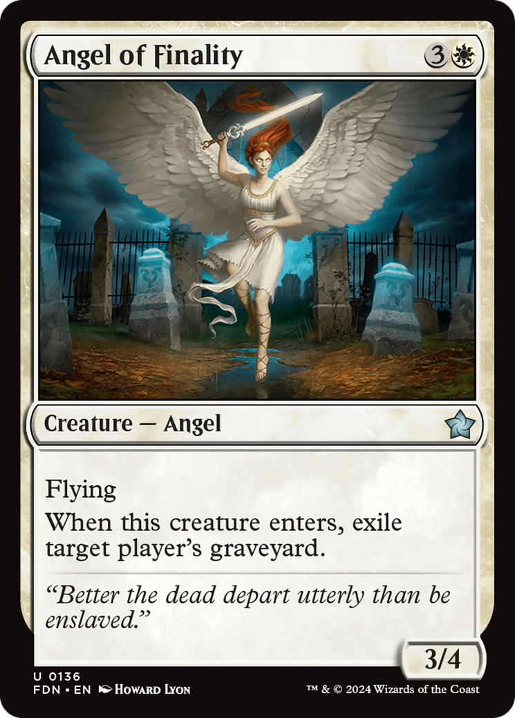 Angel of Finality [Foundations] | Good Games North