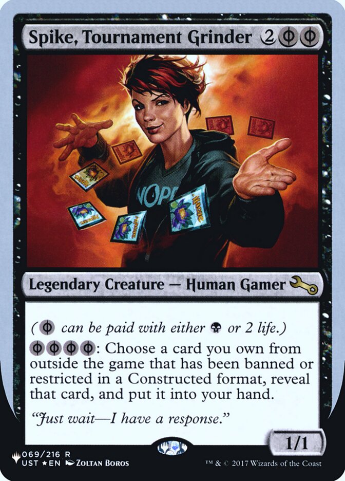 Spike, Tournament Grinder (Unfinity Foil Edition) [The List] | Good Games North