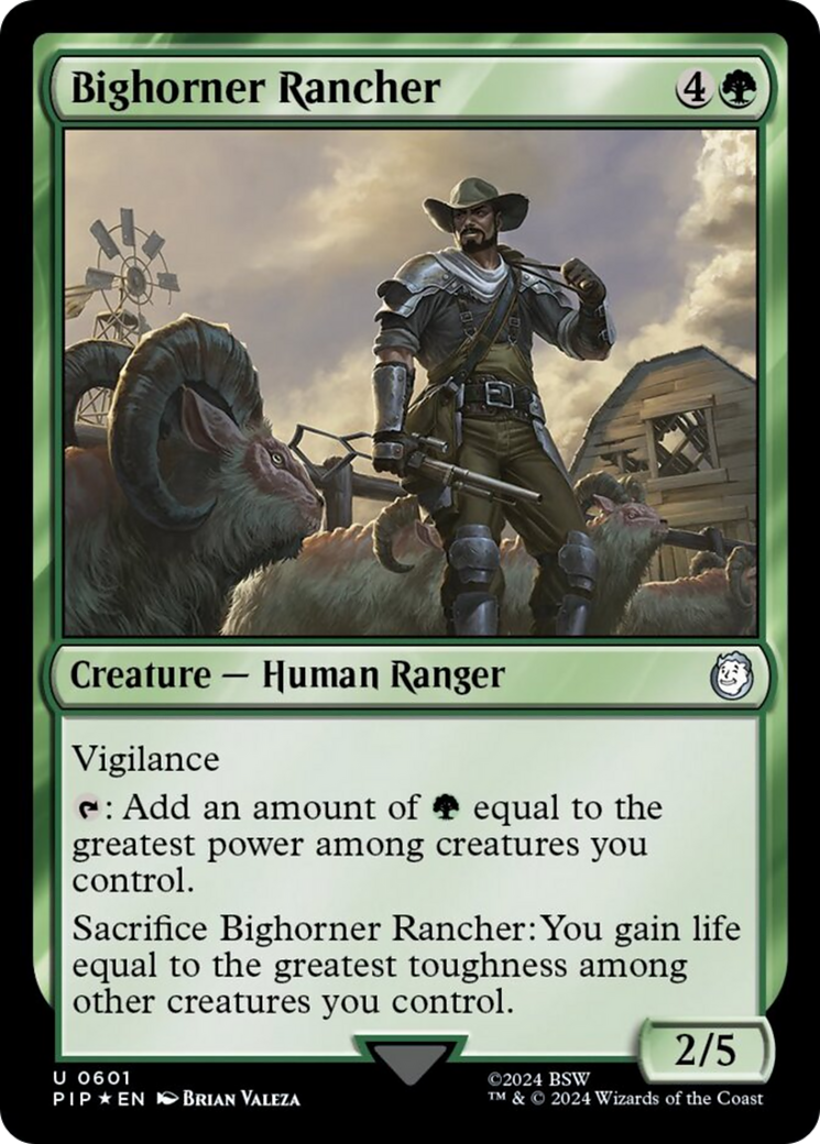 Bighorner Rancher (Surge Foil) [Fallout] | Good Games North