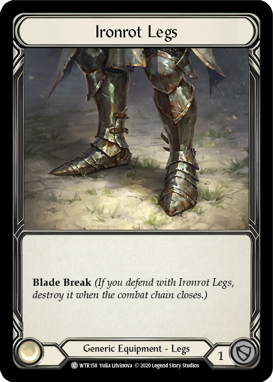 Ironrot Legs [U-WTR158] (Welcome to Rathe Unlimited)  Unlimited Rainbow Foil | Good Games North